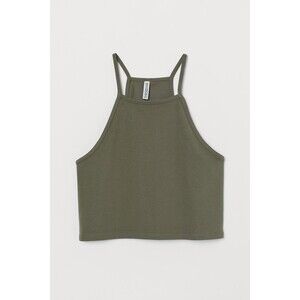 H&M divided halter top